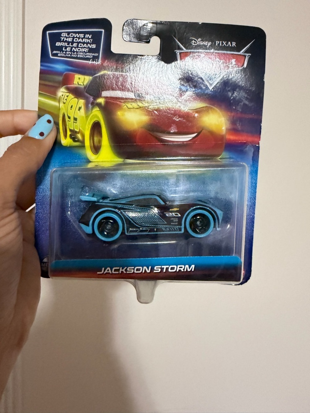Mattel Jackson Storm Die-Cast Car - Black & Light Blue